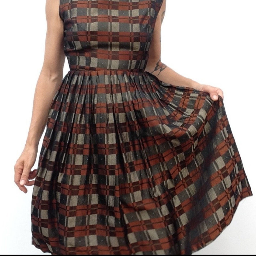 VINTAGE 1950s Sheath Tulle Dress